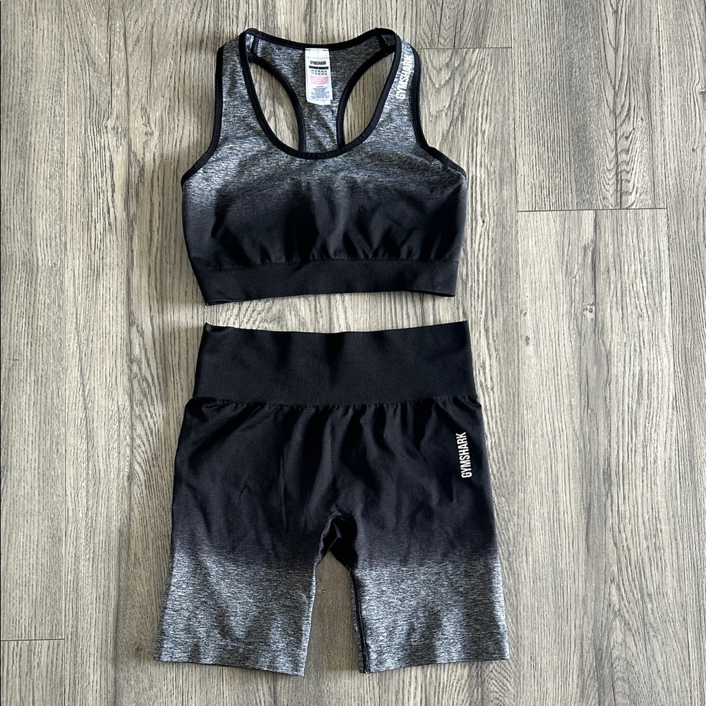 Gymshark black ombré set